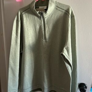 Men’s Tommy Bahama reversible half zip pullover top